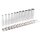 TECPO Steckschlüssel-Satz, SW 4-13 mm, 1/4", 11-tlg + Umschaltknarre 1/4"