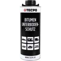 TECPO Unterbodenschutz Bitumen schwarz, 4L + Druckluft Unterbodenschutz Pistole
