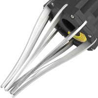 TECPO Druckluft-Montagewerkzeug + Klemmazange + 8x Achsmanschetten Schellen