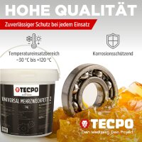 2x TECPO Universal 5 kg Mehrzweckfett 2