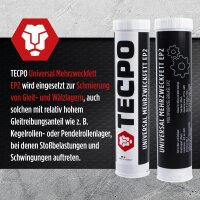 6x 400g TECPO Universal Mehrzweckfett EP2 + Handhebel Fettpresse
