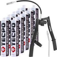 10x TECPO Universal Mehrzweckfett EP2 500g + Zweihand...