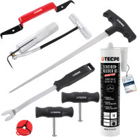 TECPO Windschutzscheibe-Reparaturset + Scheibenkleber 290...