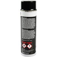 12x TECPO Autolack schwarz glänzend 500 ml + Pistolengriff