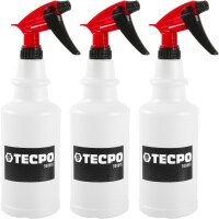 3x TECPO Sprühflasche aus PE 750 ml