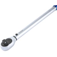 TECPO Drehmomentschlüssel (1/2") 40 - 220 Nm + Kraft-Schoneinsatz-Satz SW 17 mm 19 mm 21 mm