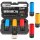 TECPO Drehmomentschlüssel 1/2 Zoll, 40-210 Nm + Bremskolben-Rücksteller + Kraft-Schoneinsatz-Satz SW 17 mm 19 mm 21 mm