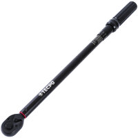 TECPO Drehmomentschlüssel (1/2") 60 - 330 Nm + Kraft-Schoneinsatz-Satz SW 17mm 19mm