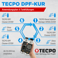 6x 300 ml TECPO DPF Reiniger ESTER