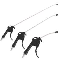 TECPO Druckluftschlauch Aufroller 15 Meter + 1.5 Meter und Ausblaspistolen-Satz + Adapter