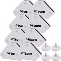 8x TECPO Magnet Schweißwinkel 4 kg 9 lbs + Masseklemmen
