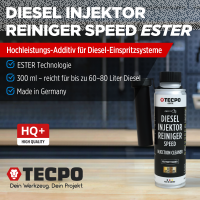 12x TECPO Diesel SPEED Injektor Reiniger Ester, 300 ml