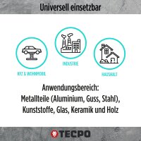 TECPO 4x Hochtemperatur Silikon Dichtung HSD 30 schwarz, 200 ml