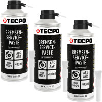 TECPO Bremsen-Servicepaste Schmierfett Bremsenpaste 3x400 ml