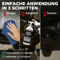 12x TECPO Unterbodenschutz Bitumen schwarz, 1L