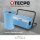 2x TECPO Putzrolle blau 3-lagig 36x36 cm MAX-500