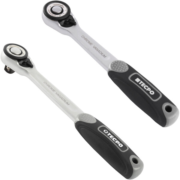 Umschaltknarre Feinverzahnt 72 Zähnen 1/2" + 1/4"