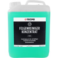 TECPO Felgenreiniger Konzentrat, 5L + Sprühflasche aus PE 750 ml