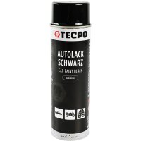 12x 500 ml TECPO Autolack schwarz glänzend