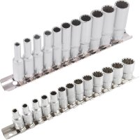TECPO Steckschlüssel-Satz, SW 4-13 mm, 1/4,...