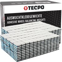 TECPO Klebegewichte Auswucht Gewichte, 5g , 2x 600-tlg.