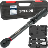 TECPO Drehmomentschlüssel, 1/4 Antrieb, 5 - 25 Nm +...