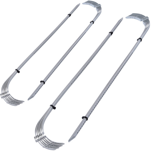 TECPO Achsmanschetten Schellen 60-124 mm, 7 mm Breit (lang), 12 Teilig + TECPO Achsmanschetten Schellen 28-65 mm, 7 mm Breit (kurz), 12 Teilig