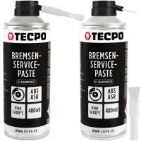 TECPO Bremsen-Servicepaste Schmierfett Bremsenpaste 2x400 ml