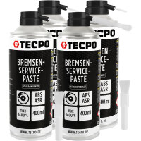 TECPO Bremsen-Servicepaste Schmierfett Bremsenpaste 4x400 ml