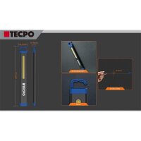 2x TECPO LED Arbeitslampe, 360 Lumen