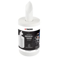 6x TECPO Putzrolle 2-lagig, 23x30 cm, WEIß-300