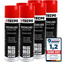 6x TECPO Sprühkleber Hochtemperatur Industriekleber,...
