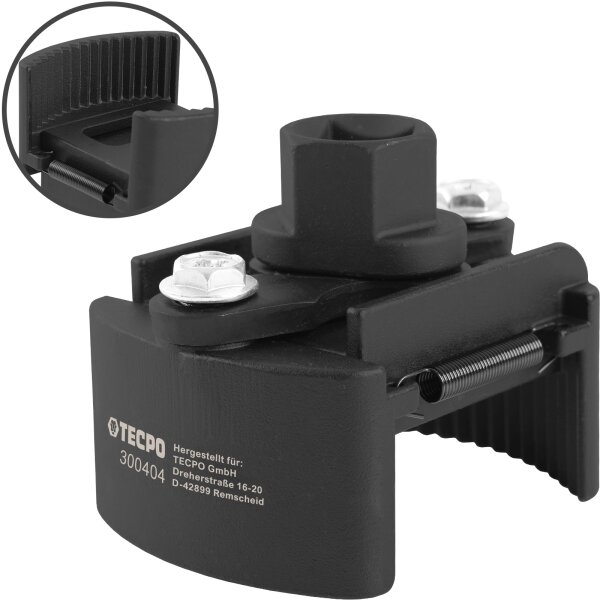 TECPO Universal Ölfilterschlüssel 60 bis 80 mm