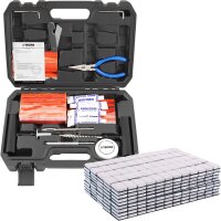 TECPO Klebegewichte 600-tlg. Auswucht Gewichte, 5g + Reifenreparatur-Satz, 78-tlg.