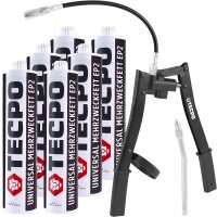 6x TECPO Universal Mehrzweckfett EP2 500g + Zweihand...