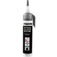 3x Hochtemperatur Silikon Dichtung HSD 30 schwarz, 200 ml