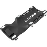 TECPO KFZ Werkstattrollbrett Rollliege 360° drehbar mit 300kg Tragkraft und Kopfstütze + Rollsitz 360° drehbar