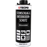2x TECPO Unterbodenschutz Überlackierbar Schwarz, 1000 ml