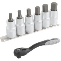 TECPO Biteinsatz Innensechskant, 6-14 mm, 1/2" +...