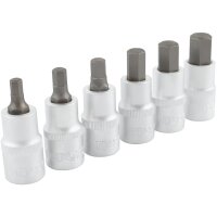 TECPO Biteinsatz Innensechskant, 6-14 mm, 1/2 Zoll +...