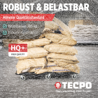 TECPO KFZ Werkstattrollbrett Rollliege 360° drehbar mit 300kg Tragkraft und Kopfstütze + Schraubendreher-Satz, 6-tlg.