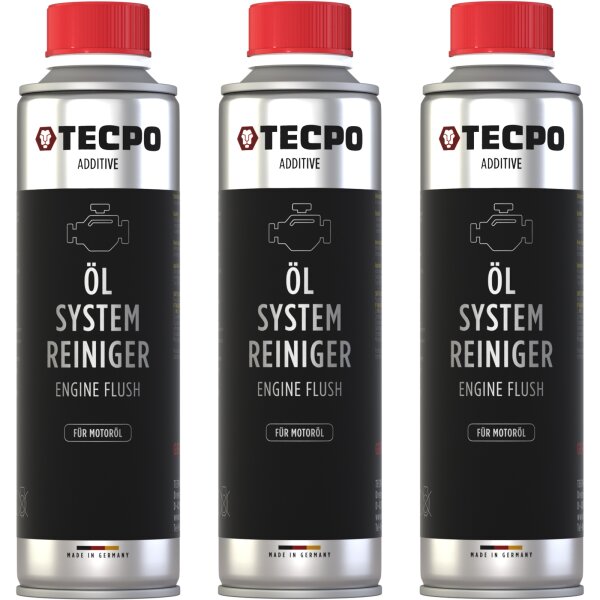 3x TECPO Motorspülung Engine Flush, 300 ml