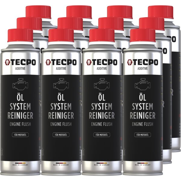 12x TECPO Motorspülung Engine Flush, 300 ml