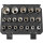 TECPO Steckschlüssel-Satz, SW 8-32 mm, E10-E24, 5/16-1-1/4", 19-tlg. + Umschaltknarre 1/2"