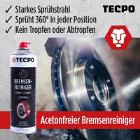 30x TECPO Bremsenreiniger Universal Reiniger, 500 ml
