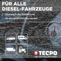 5x 300 ml TECPO DPF Reiniger ESTER