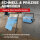 2x TECPO Putzrolle blau 2-lagig, 23x30 cm, MINI-300 + 2x Bremsenreiniger, 500 ml