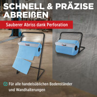 TECPO Bremsenreiniger 500 ml + Putztuchrolle 300 Blatt, 2-lagig
