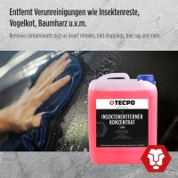 4x TECPO Insektenentferner Konzentrat 5L