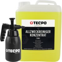 TECPO Universal Allzweckreiniger Konzentrat Multi Clean, 5 L + Pumpsprühflasche, 1L